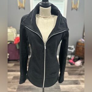 Lululemon Radiant Jacket ll Full Zip Black Long Sleeve Women’s 8 Gym Workout